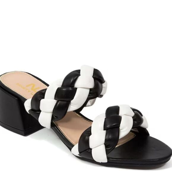 BRAND NEW NINETY UNION TWIST-TWO   STRAPS LOW BLOCK-HEEL SANDAL G1 - Picture 1 of 16